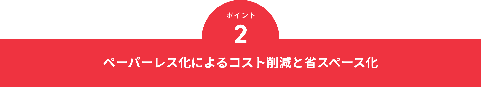ペーパーレス化によるコスト削減と省スペース化
