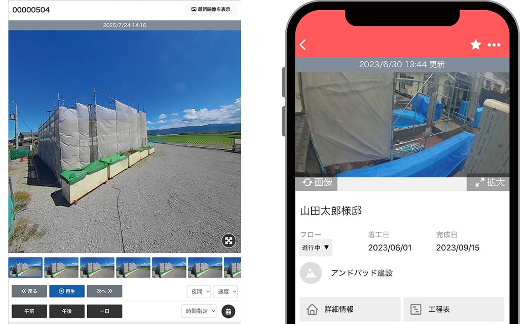 多様なカメラと連携でき、関係者全員が確認可能